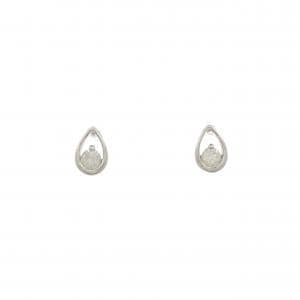 PT900 ダイヤモンド ピアス 0.10CT