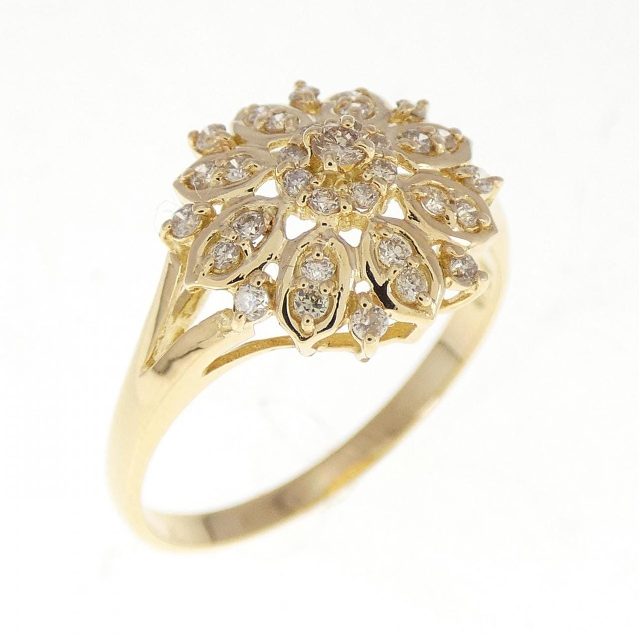K18YG ダイヤモンド リング 0.20CT