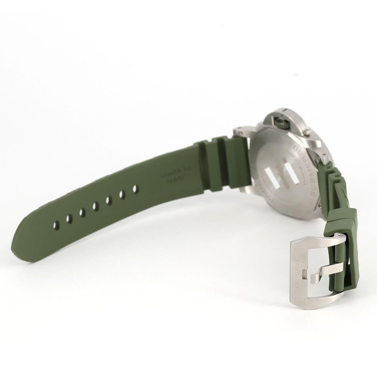 [BRAND NEW] PANERAI Submersible Guaranta QUATTRO eSteel Verdes Merald PAM01287 SS Automatic