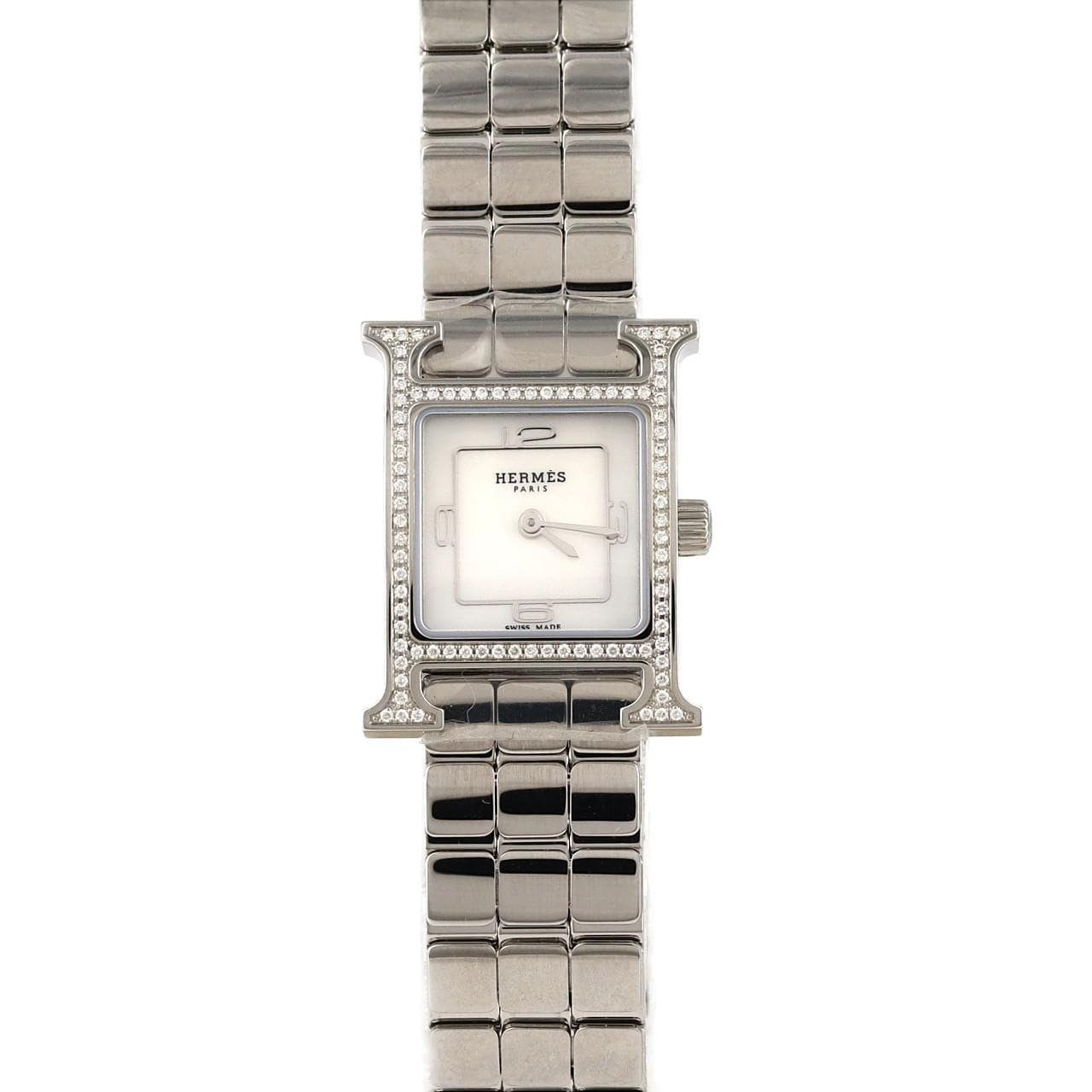 HERMES H 手錶/D HH1.131 不銹鋼石英