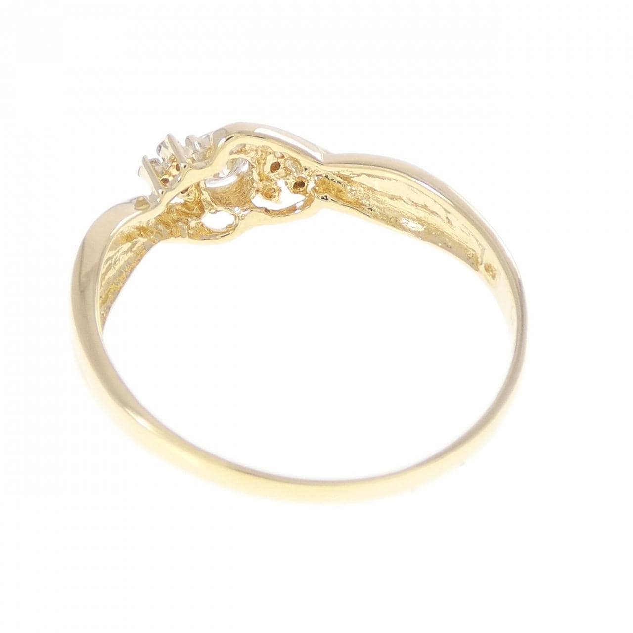 K18YG ダイヤモンド リング 0.15CT