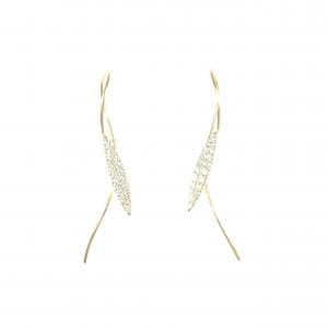 K18YG ダイヤモンド ピアス 0.26CT