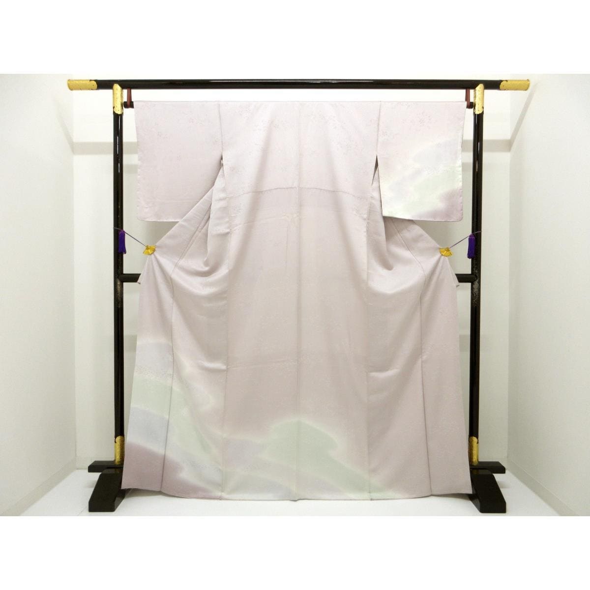 [Unused items] Visiting kimono, silver glaze processing, gradation dyeing