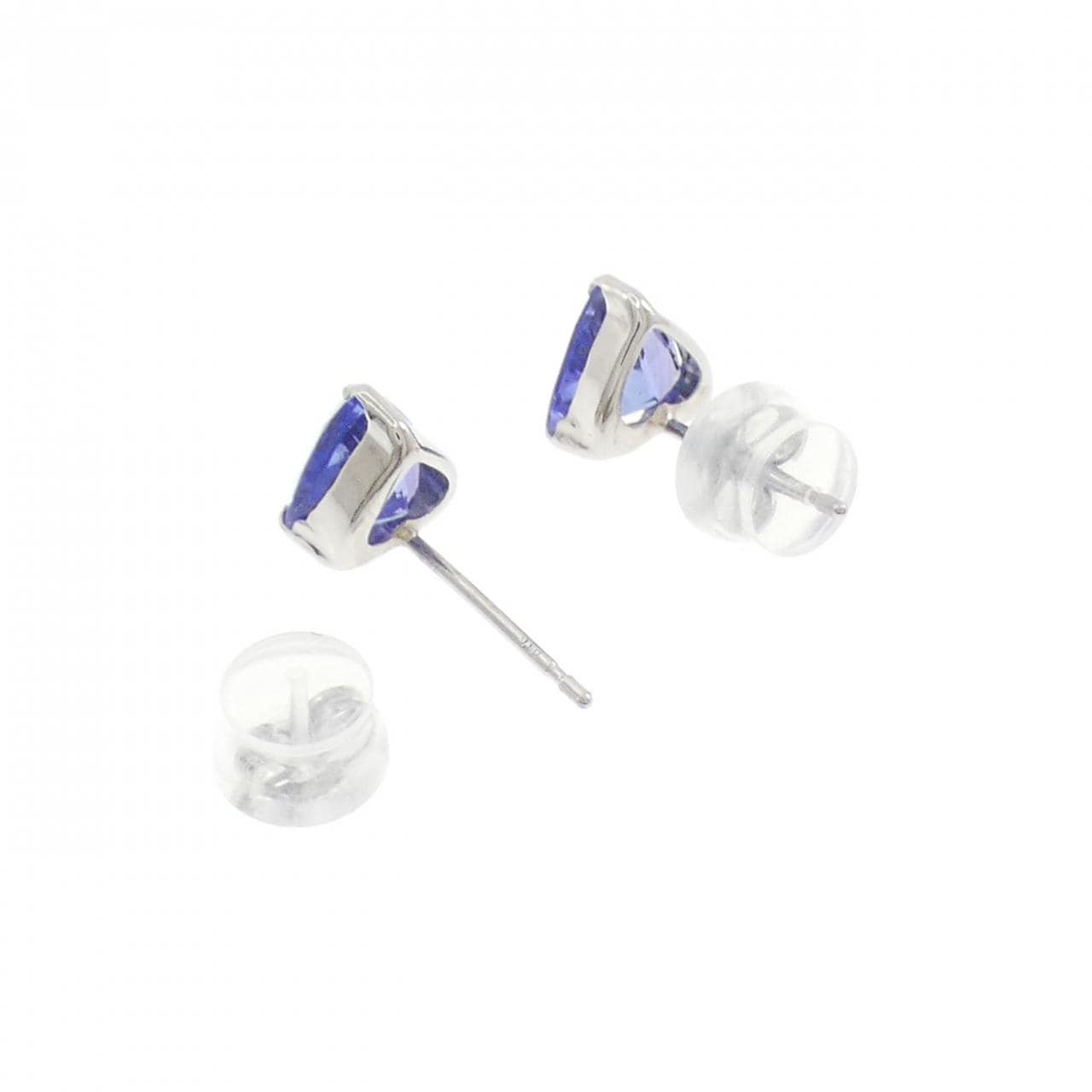 PT900 タンザナイト ピアス 1.20CT