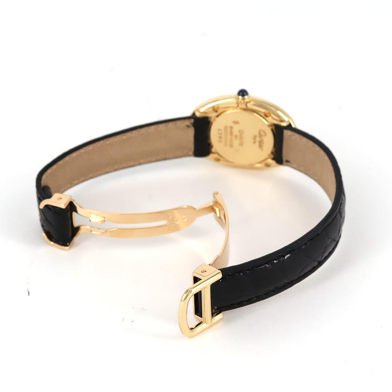 Cartier Baignoir YG W1500551 YG石英