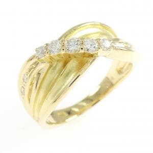K18YG ダイヤモンド リング 0.24CT