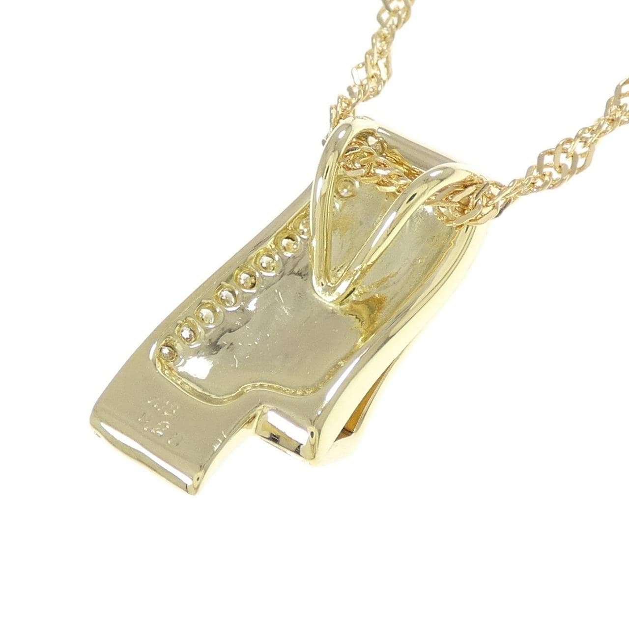 K18YG ダイヤモンド ネックレス 0.28CT