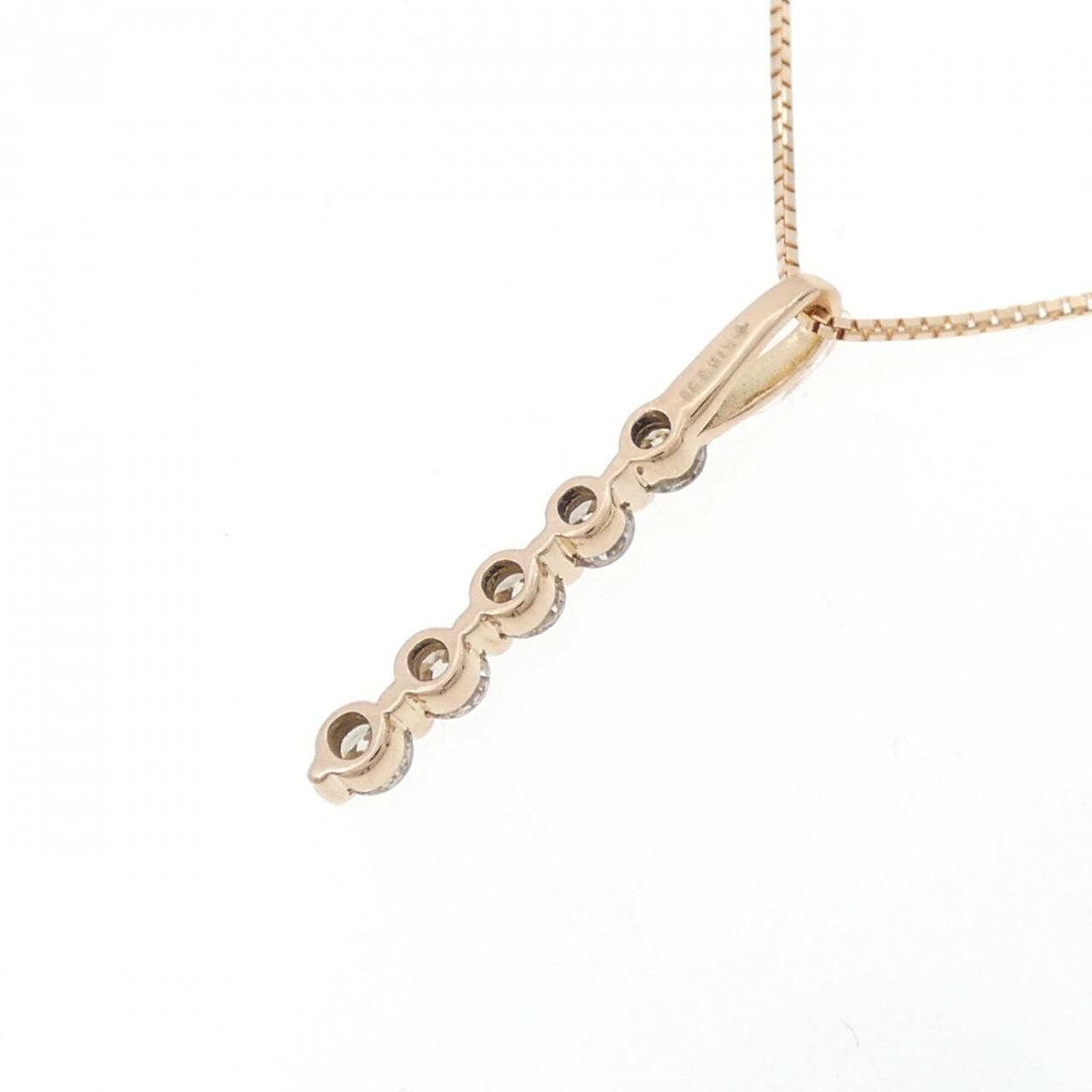 K18PG ダイヤモンド ネックレス 0.30CT