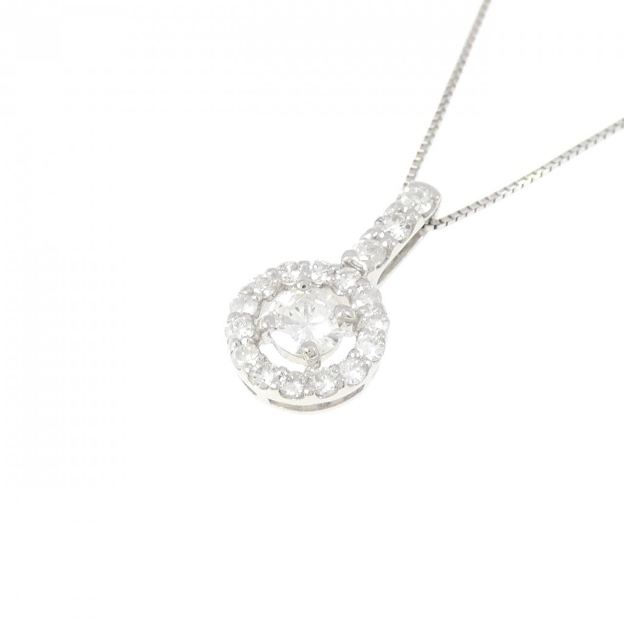 PT900/PT850 ダイヤモンド ネックレス 0.22CT
