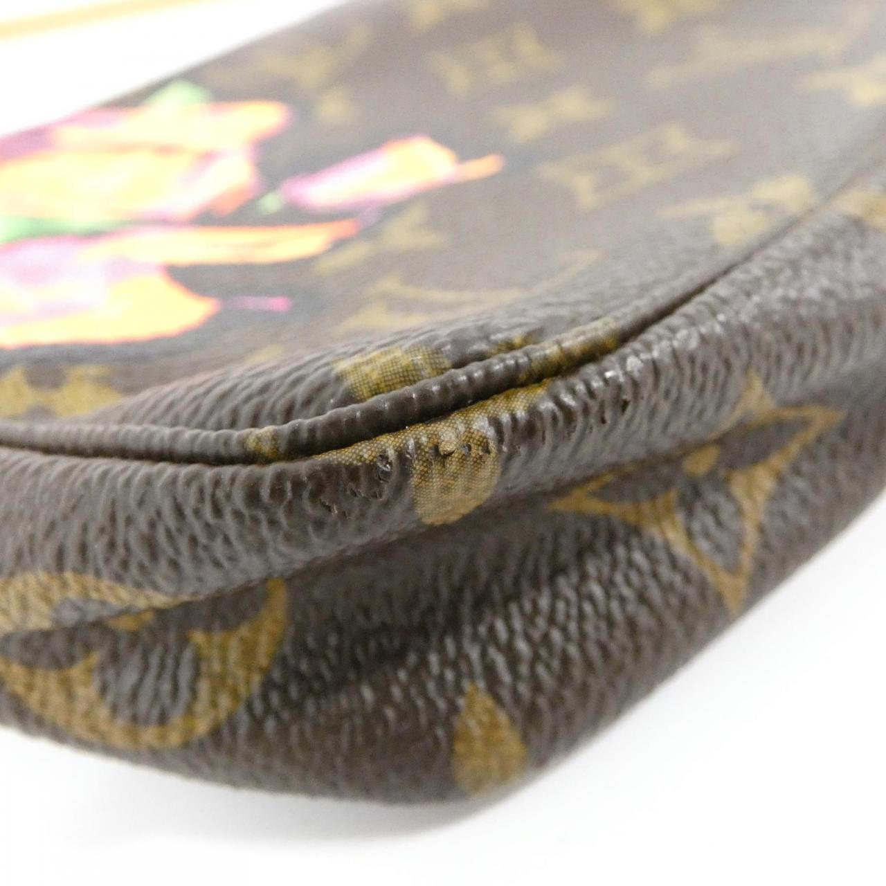 ルイヴィトン モノグラム ローズ(スティーブン スプラ ポシェット アクセソワール M48615 アクセサリーポーチ