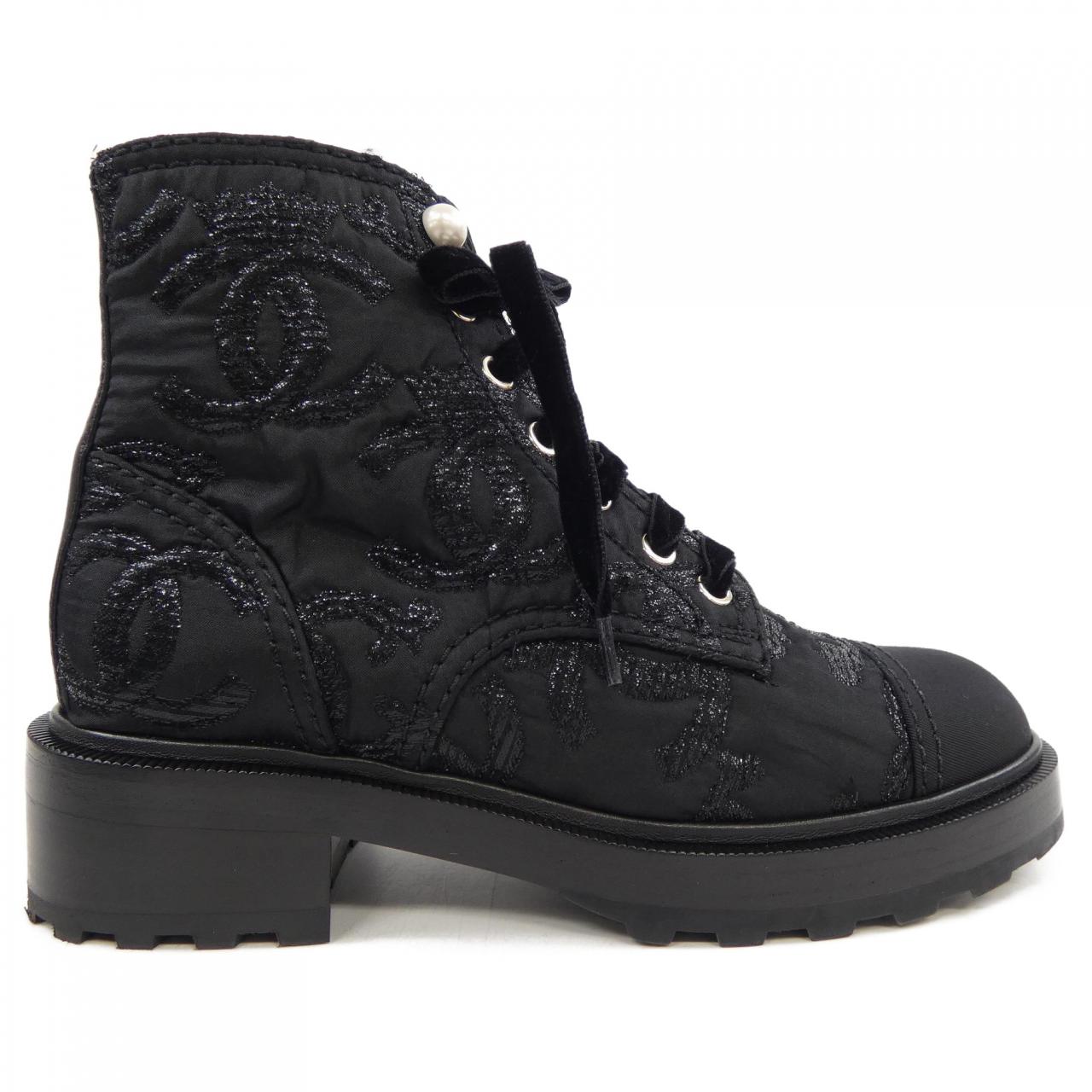 シャネル CHANEL レースアップ G35154Y55332 ブーツ