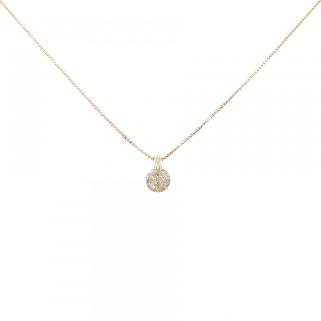 K18PG ダイヤモンド ネックレス 0.70CT