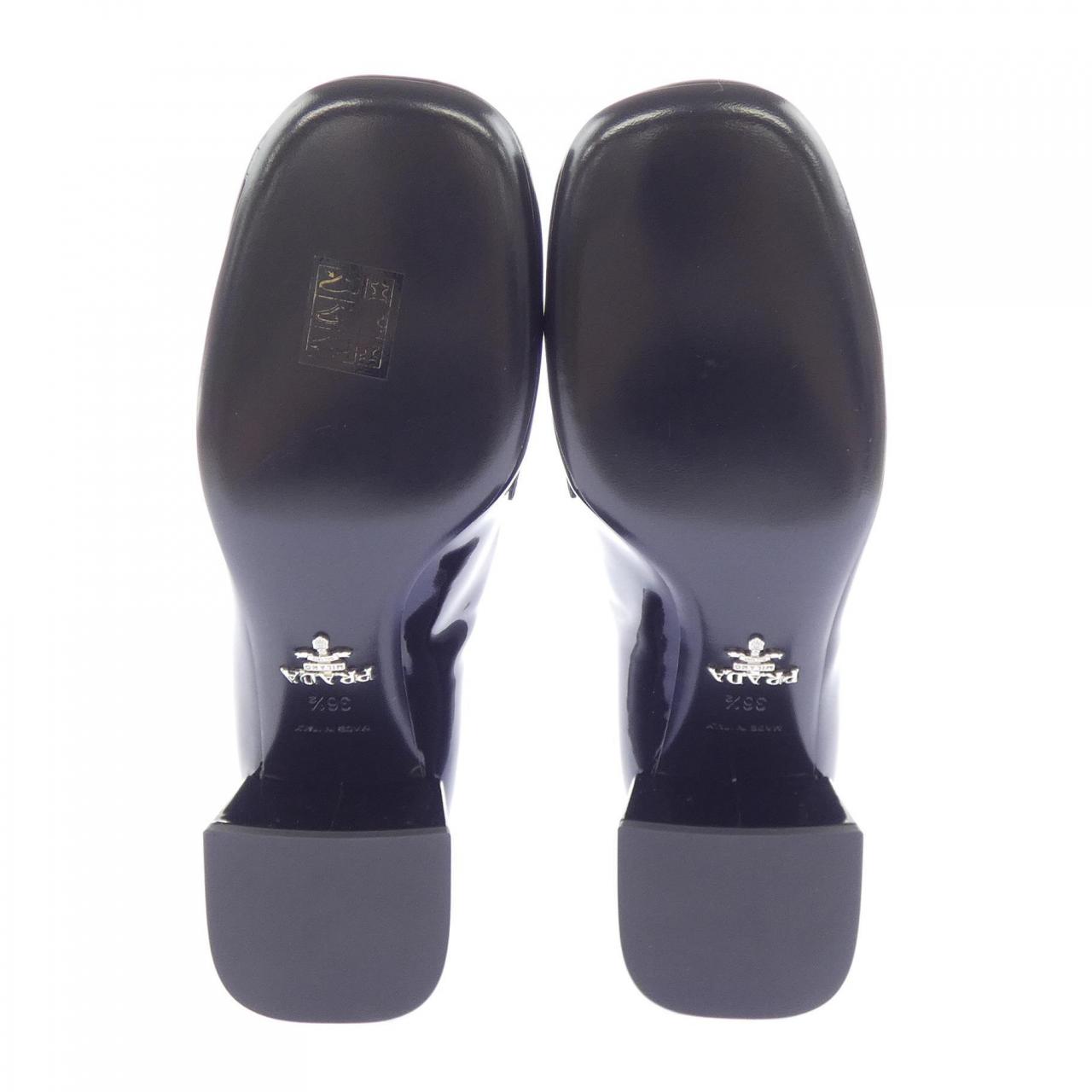 プラダ PRADA トライアングルロゴ チャンキーヒールローファー 1D763M シューズ