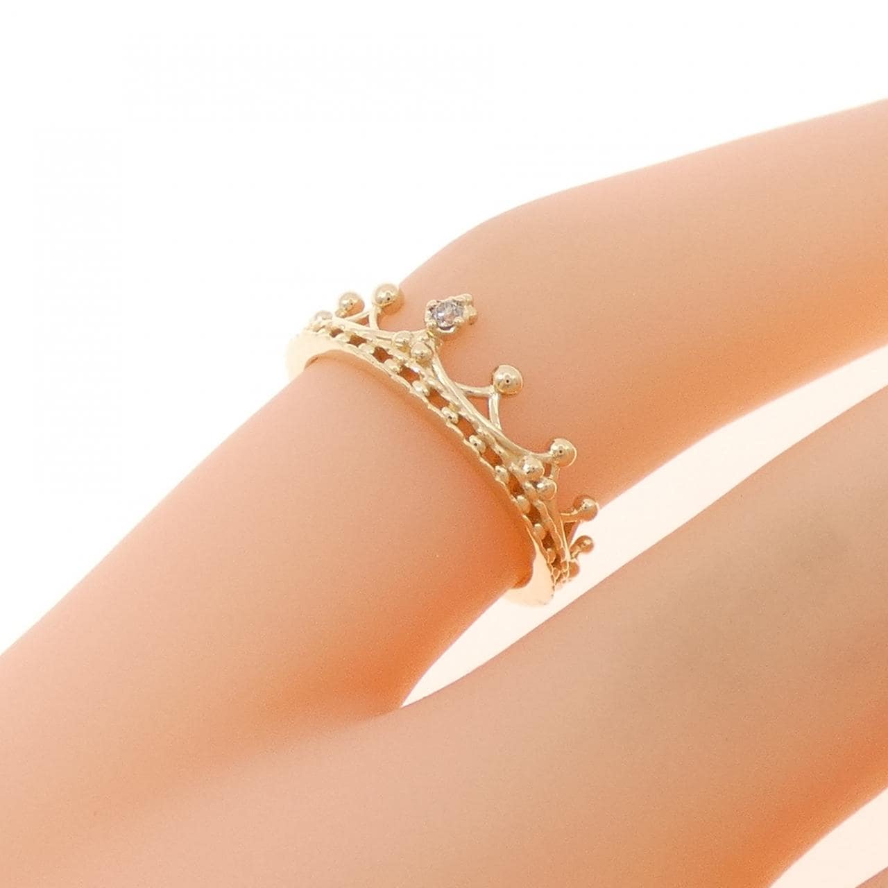 ノジェス ティアラ ダイヤモンド ピンキーリング 0.01CT