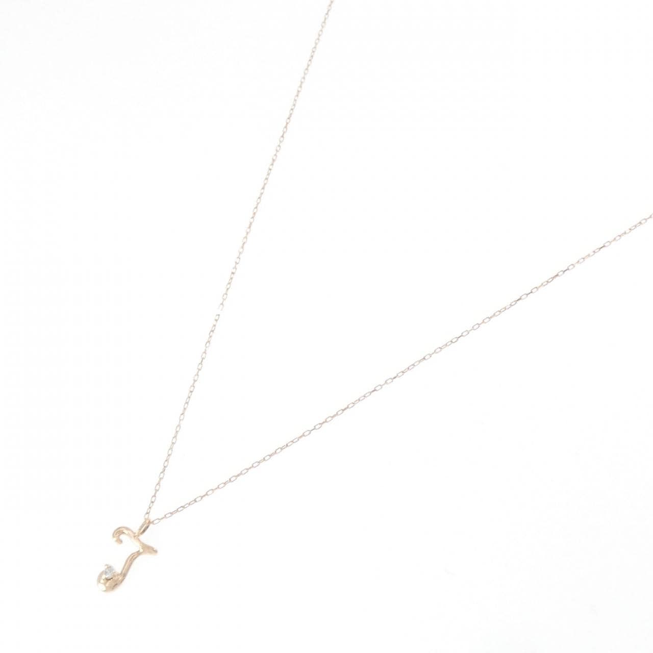 K10PG ダイヤモンド ネックレス 0.01CT