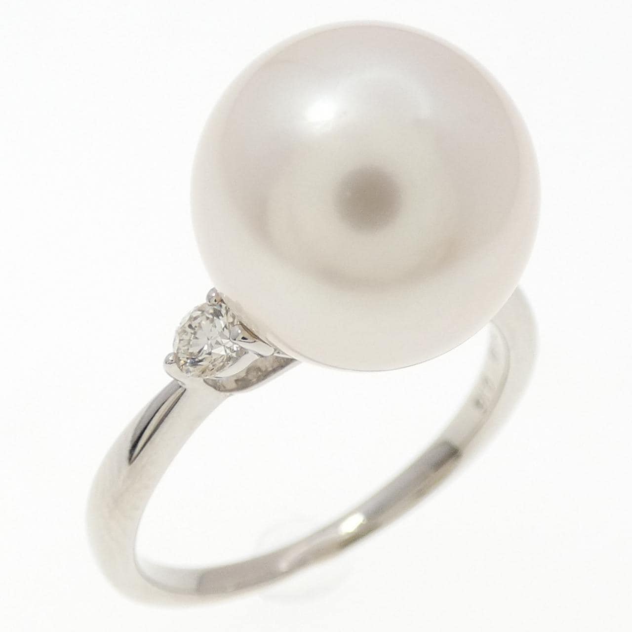 PT900 白蝶パール リング 11.5mm