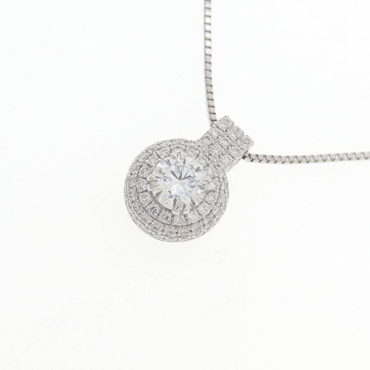 PT950/PT850 ダイヤモンド ネックレス 0.31CT D IF 3EXT