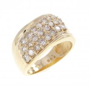 K18YG ダイヤモンド リング 1.00CT