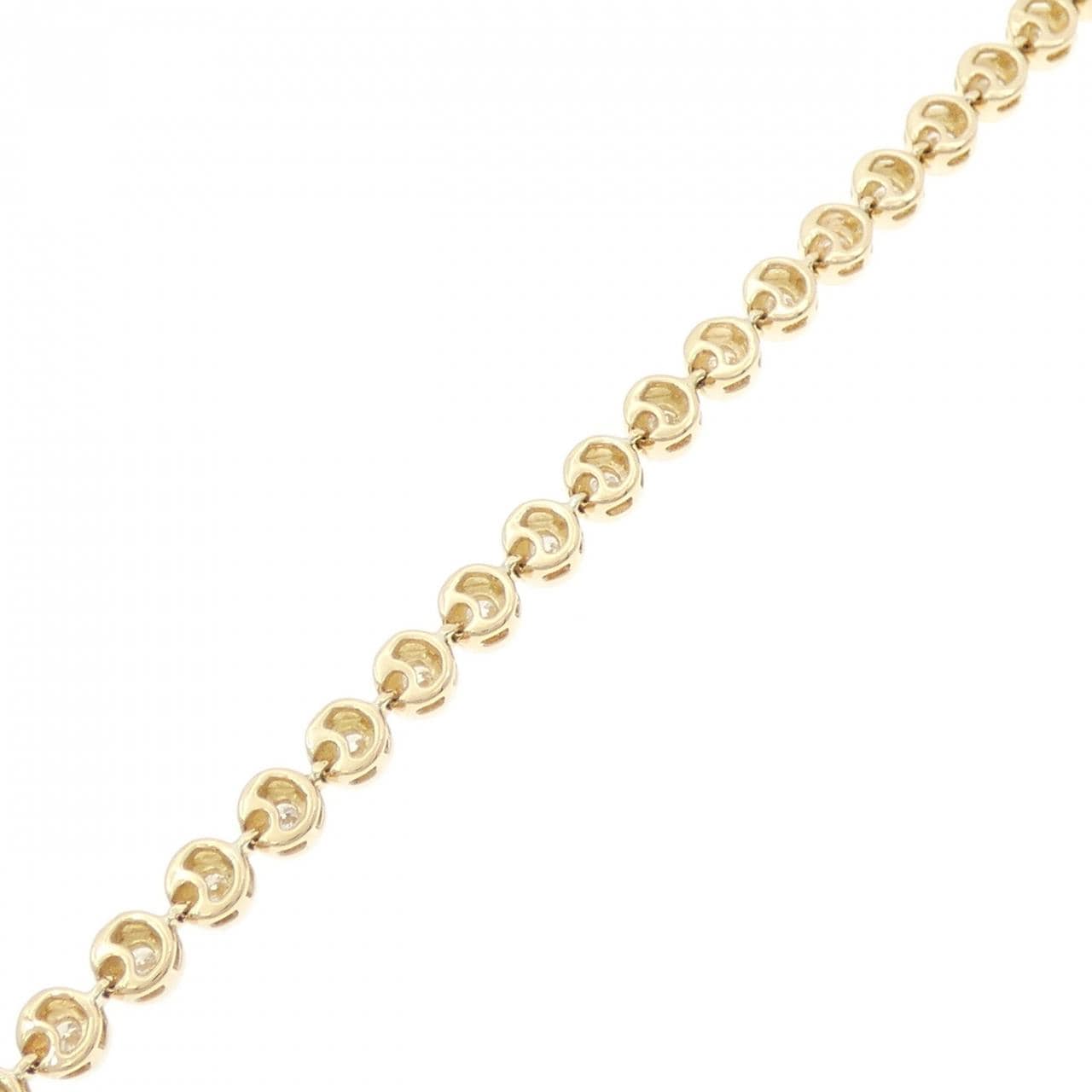 K18YG ダイヤモンド ブレスレット 1.55CT