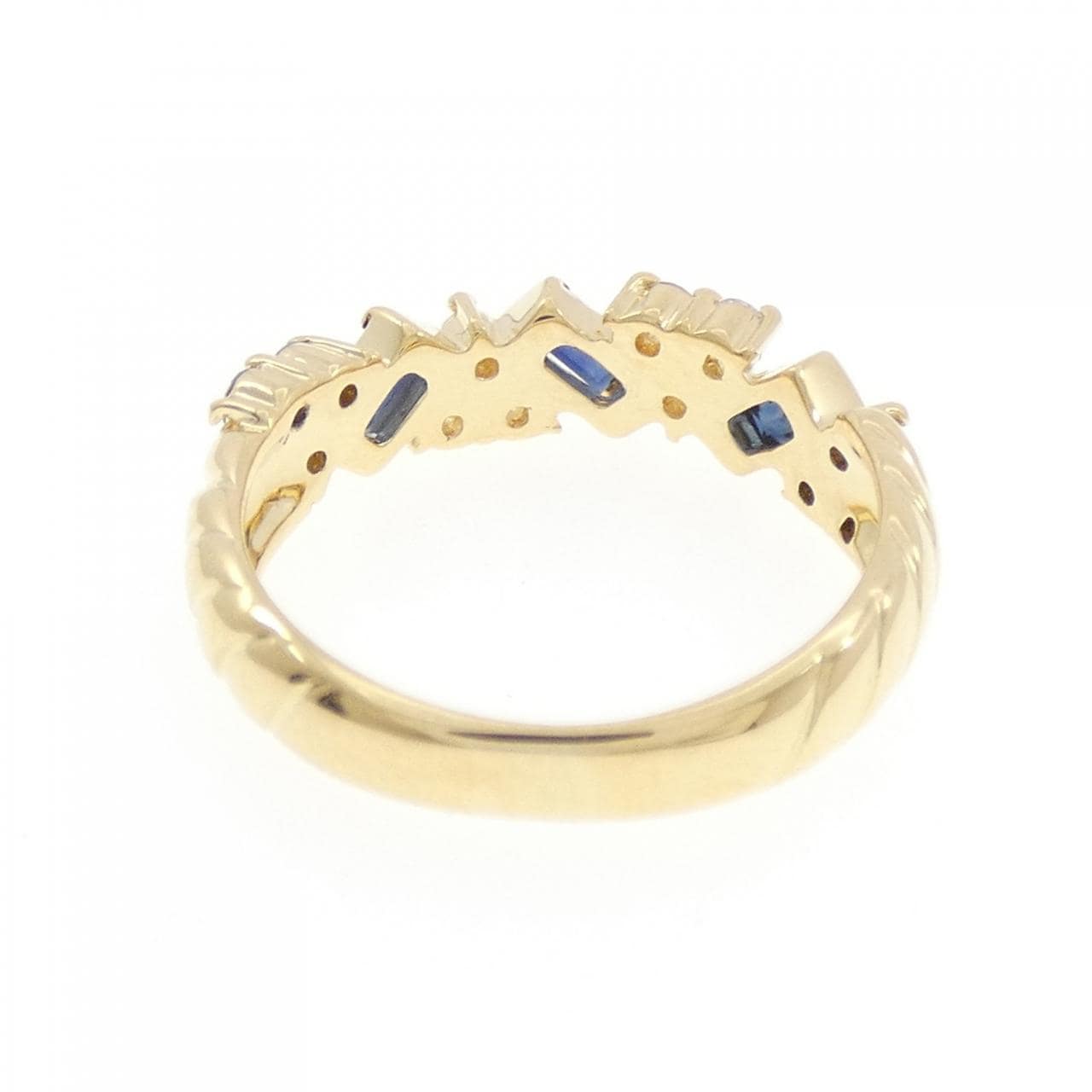 K18YG サファイヤ リング