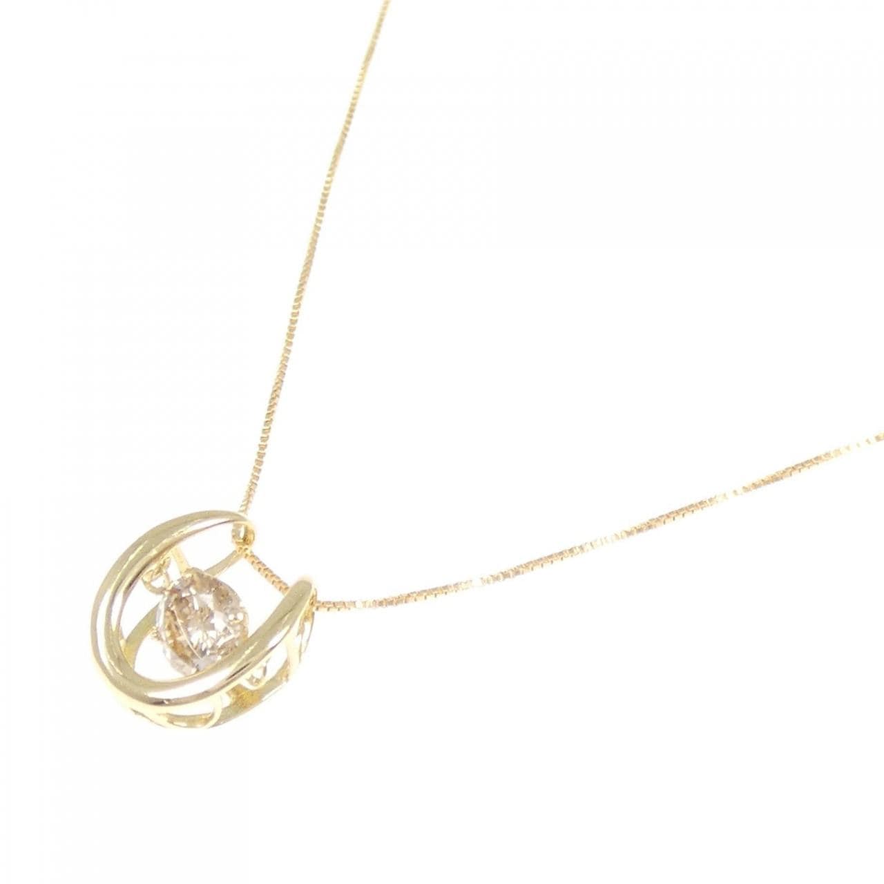 K18YG ダイヤモンド ネックレス 0.30CT