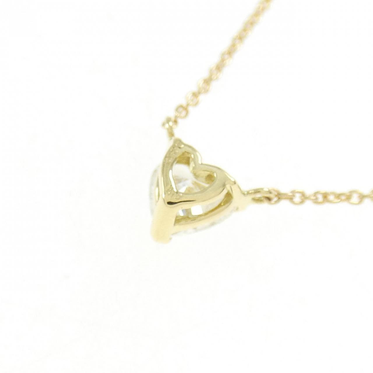 【リメイク】K18YG ダイヤモンド ネックレス 0.352CT H SI2 ハートシェイプ