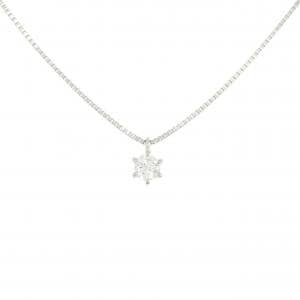 PT900/PT850 ソリティア ダイヤモンド ネックレス 0.23CT