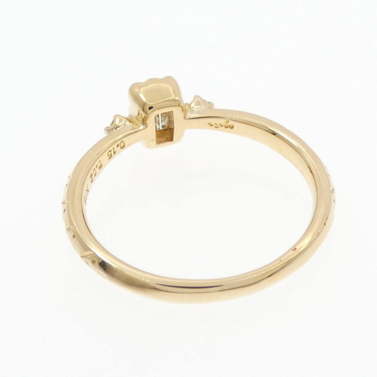 アガット ダイヤモンド リング 0.15CT