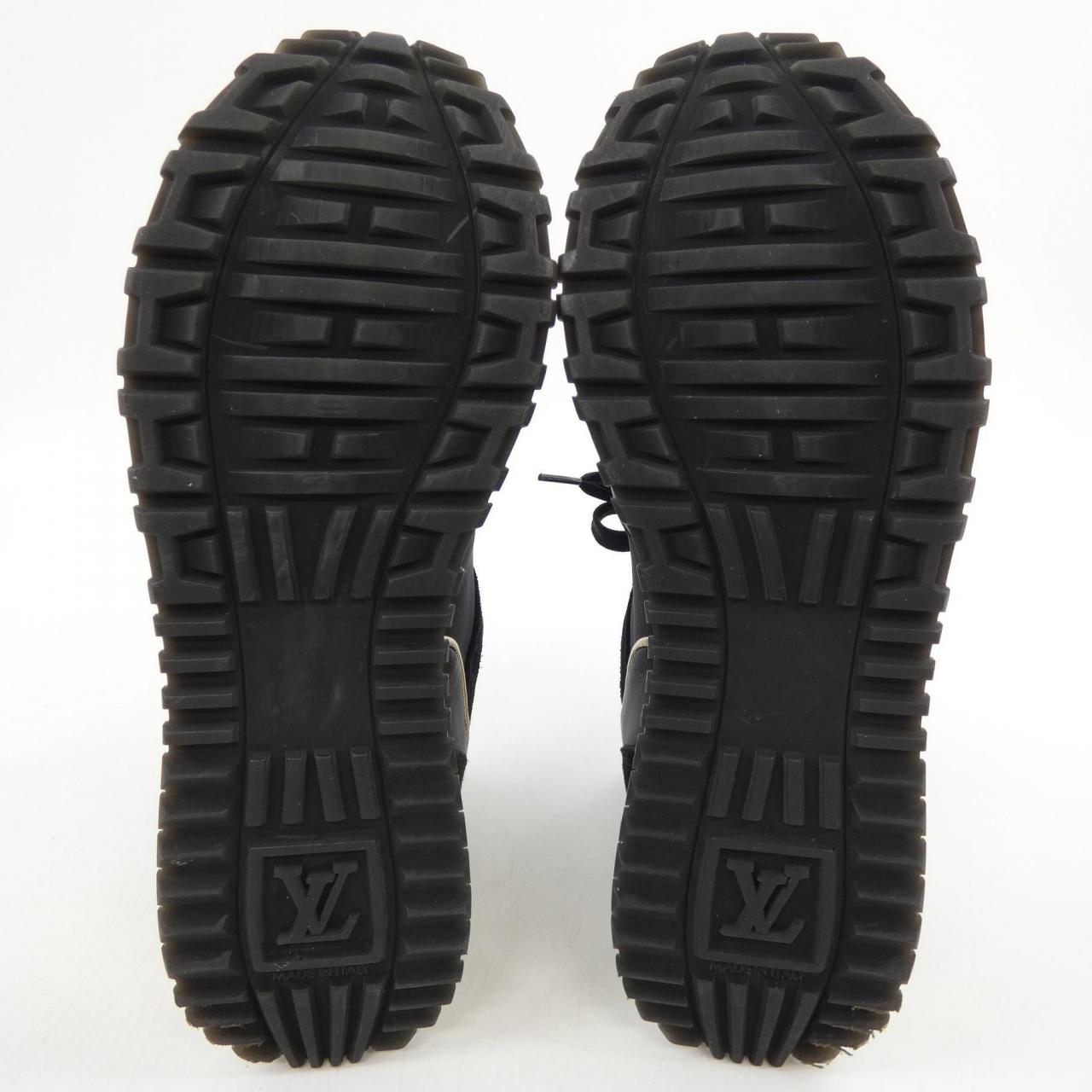 ルイヴィトン LOUIS VUITTON スエードカーフ モノグラムナイロン ランアウェイライン スニーカー