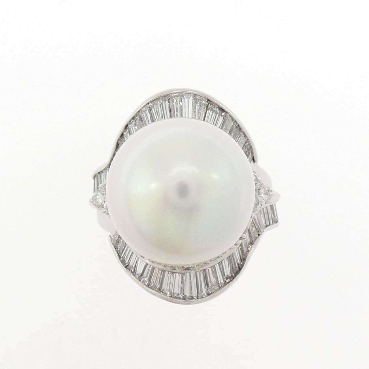 PT900 白蝶パール リング 15mm