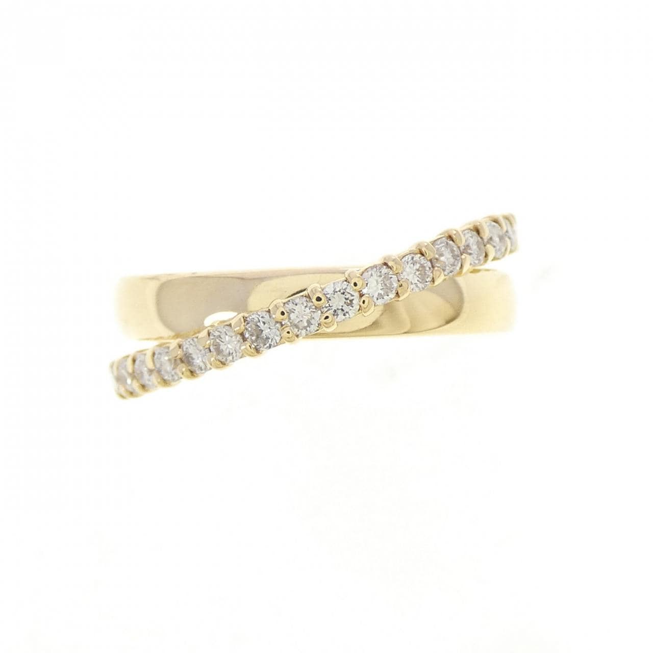 K18YG ダイヤモンド リング 0.24CT
