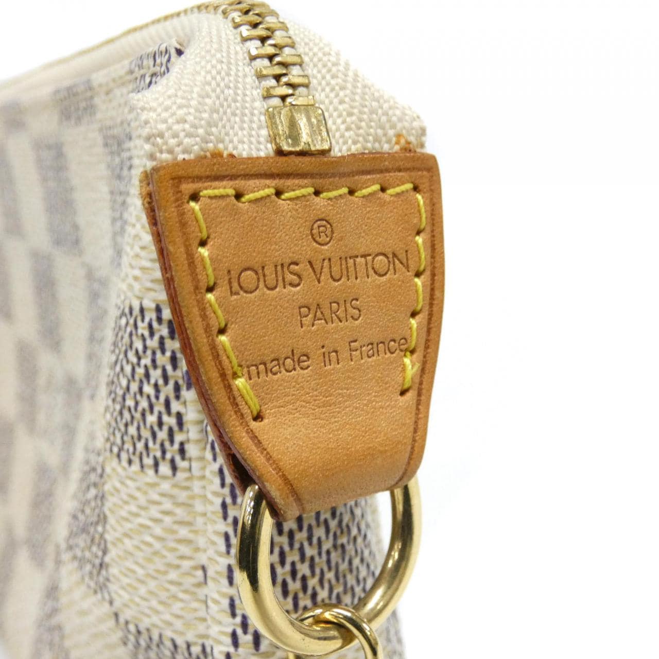 LOUIS VUITTON Damier Azur Mini Pochette Accessoire N58010 Accessory Pouch