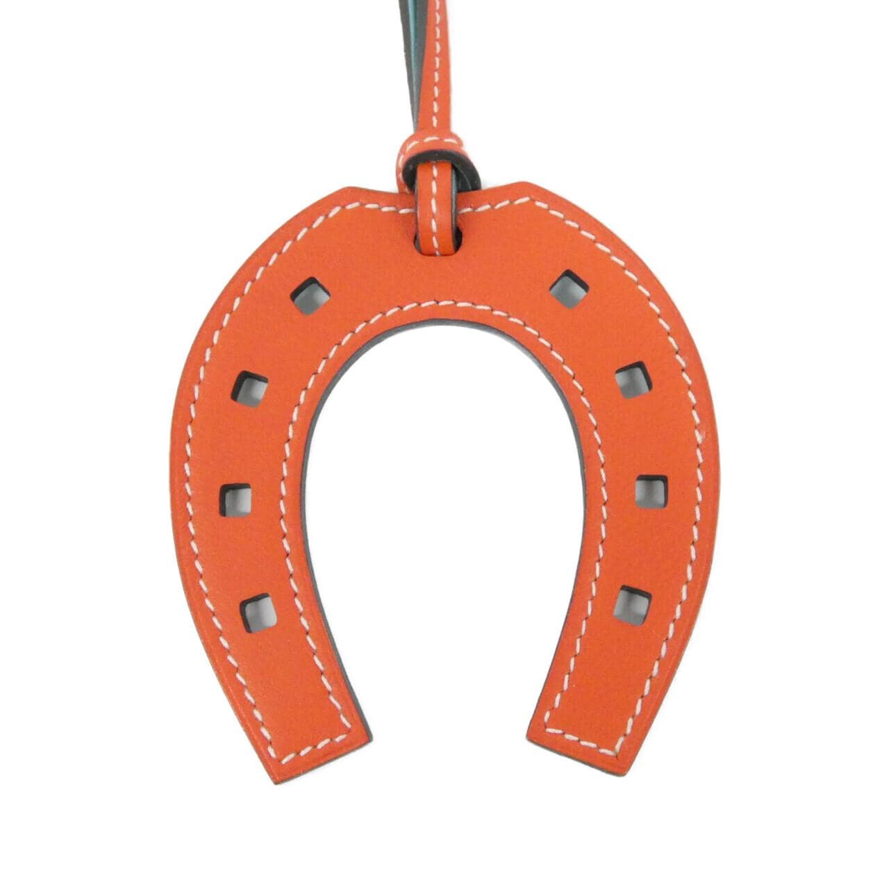 エルメス パドック フェールアシュバル バイカラー 073824CA バッグチャーム