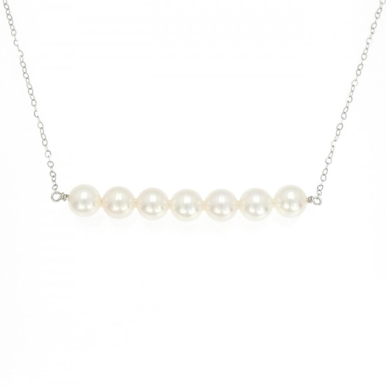 K18WG アコヤパール ネックレス