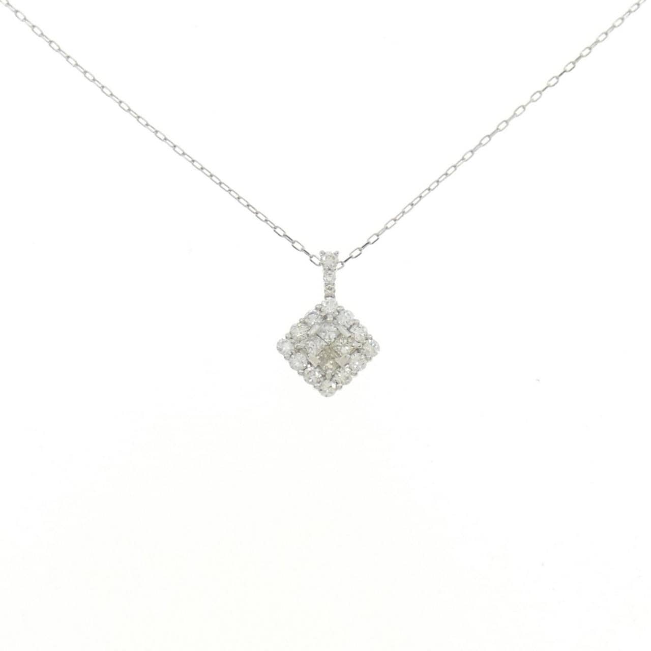 [BRAND NEW] PT Diamond Necklace 0.33CT
