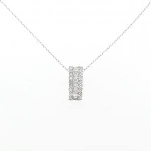 K14WG/K18WG ダイヤモンド ネックレス 0.51CT