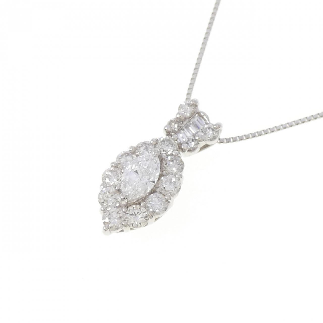 PT900/PT850 ダイヤモンド ネックレス 0.30CT