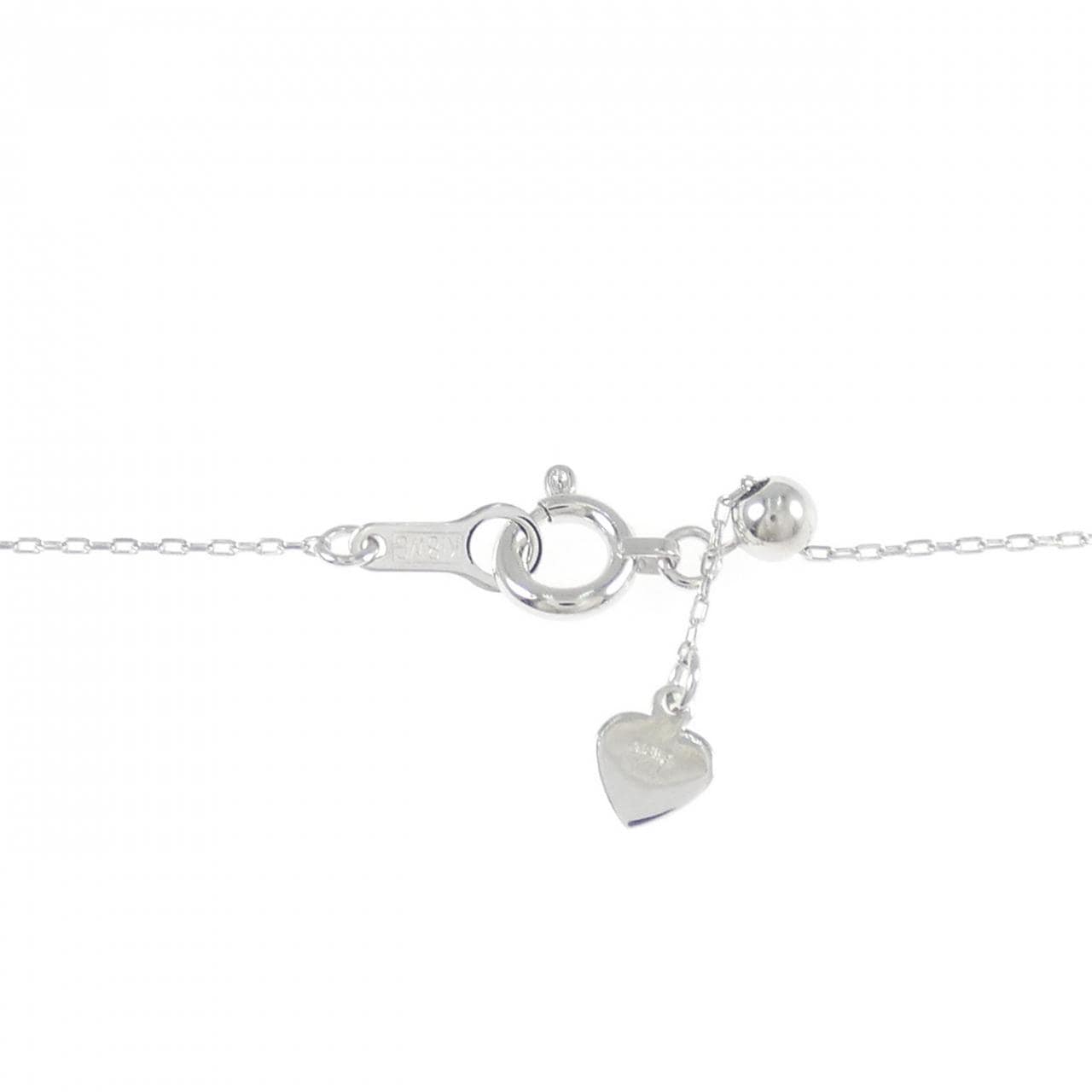 750WG/K18WG ルビー ネックレス 1.39CT