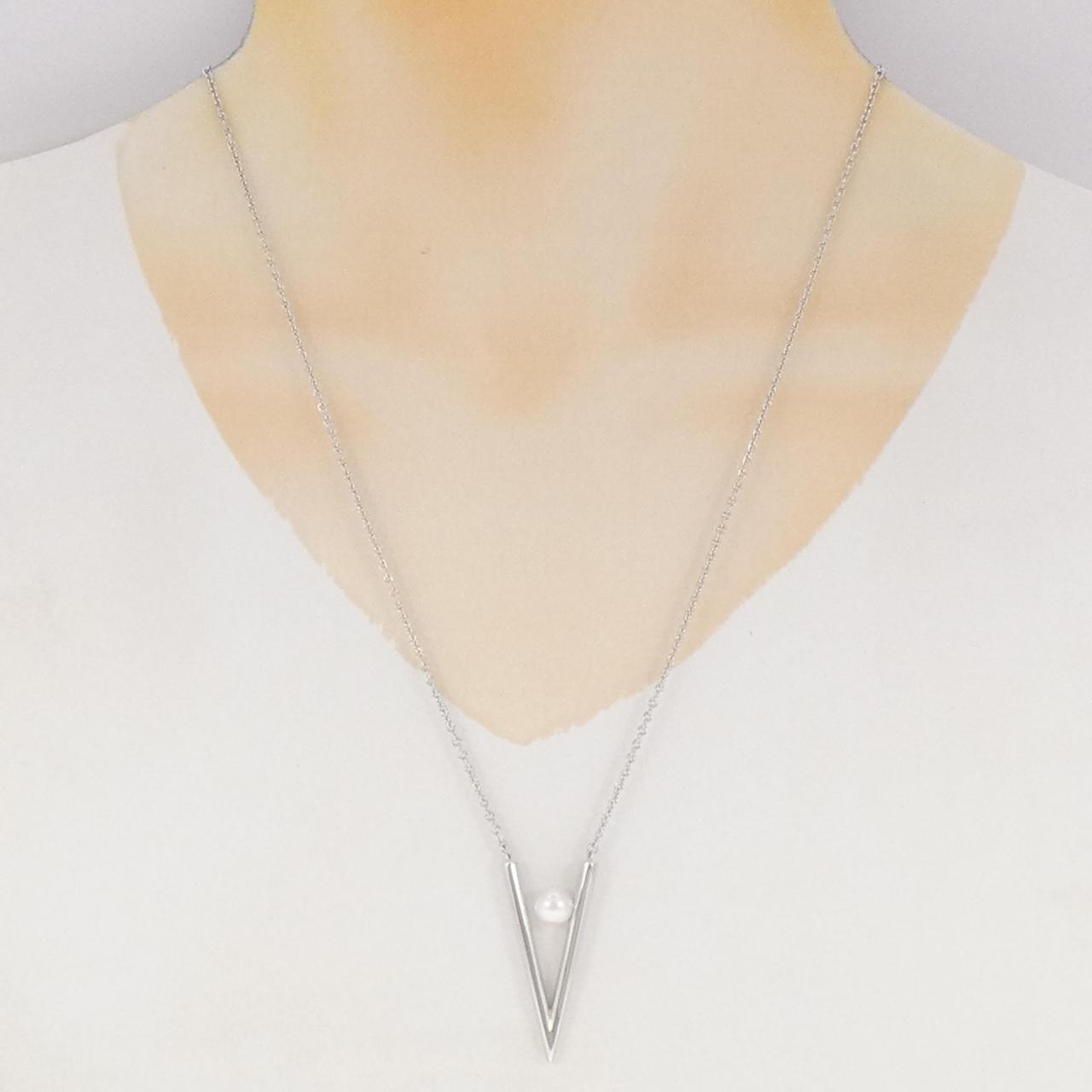 ミキモト V コード ネックレス 7mm