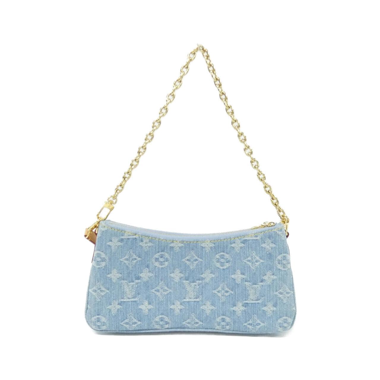 ルイヴィトン モノグラム デニム ポシェット リヴ M83532 ショルダーバッグ