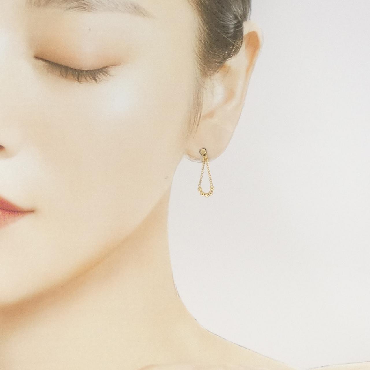 K18YG ピアス 片耳