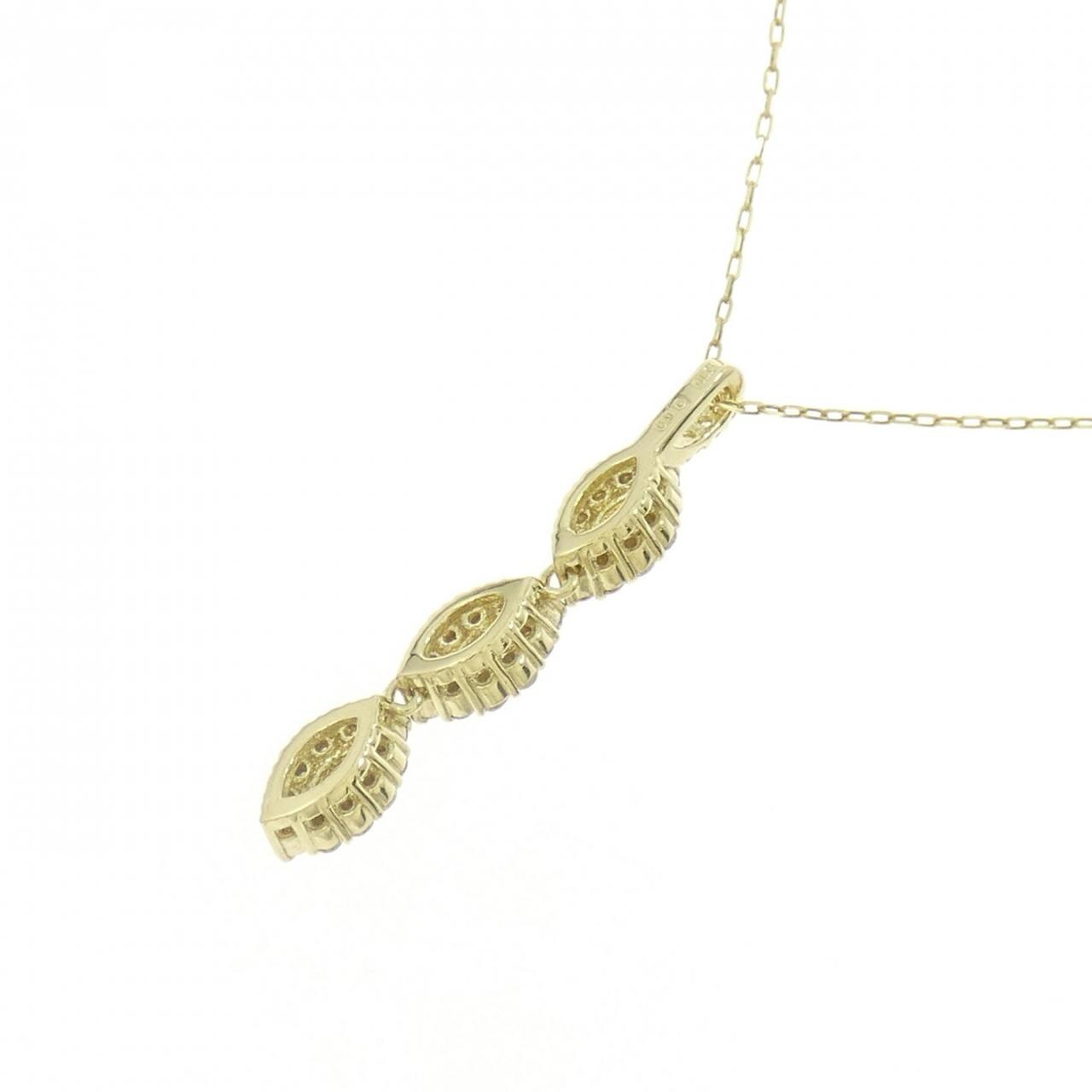 【新品】K18YG ダイヤモンド ネックレス 0.50CT