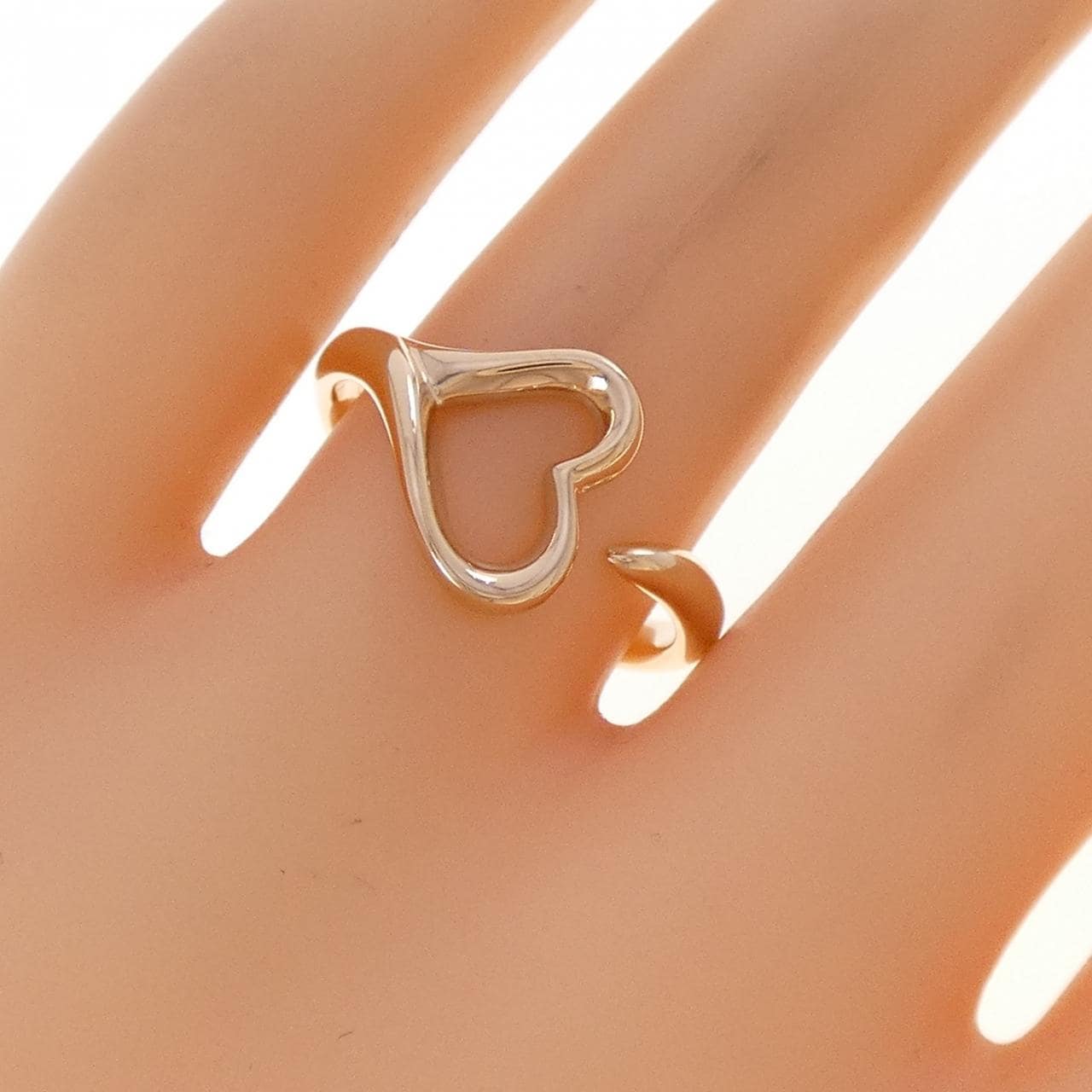 ティファニー オープンハート リング