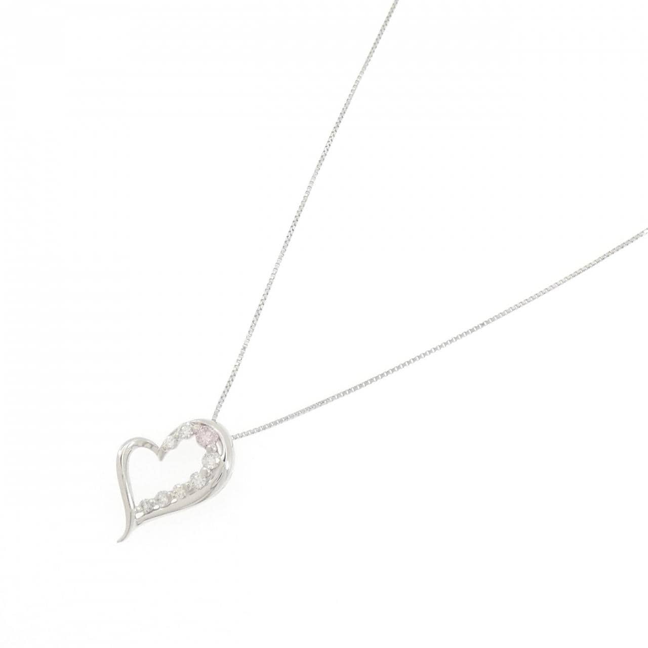 PT900/PT850 ダイヤモンド ネックレス 0.051CT FLOP I1