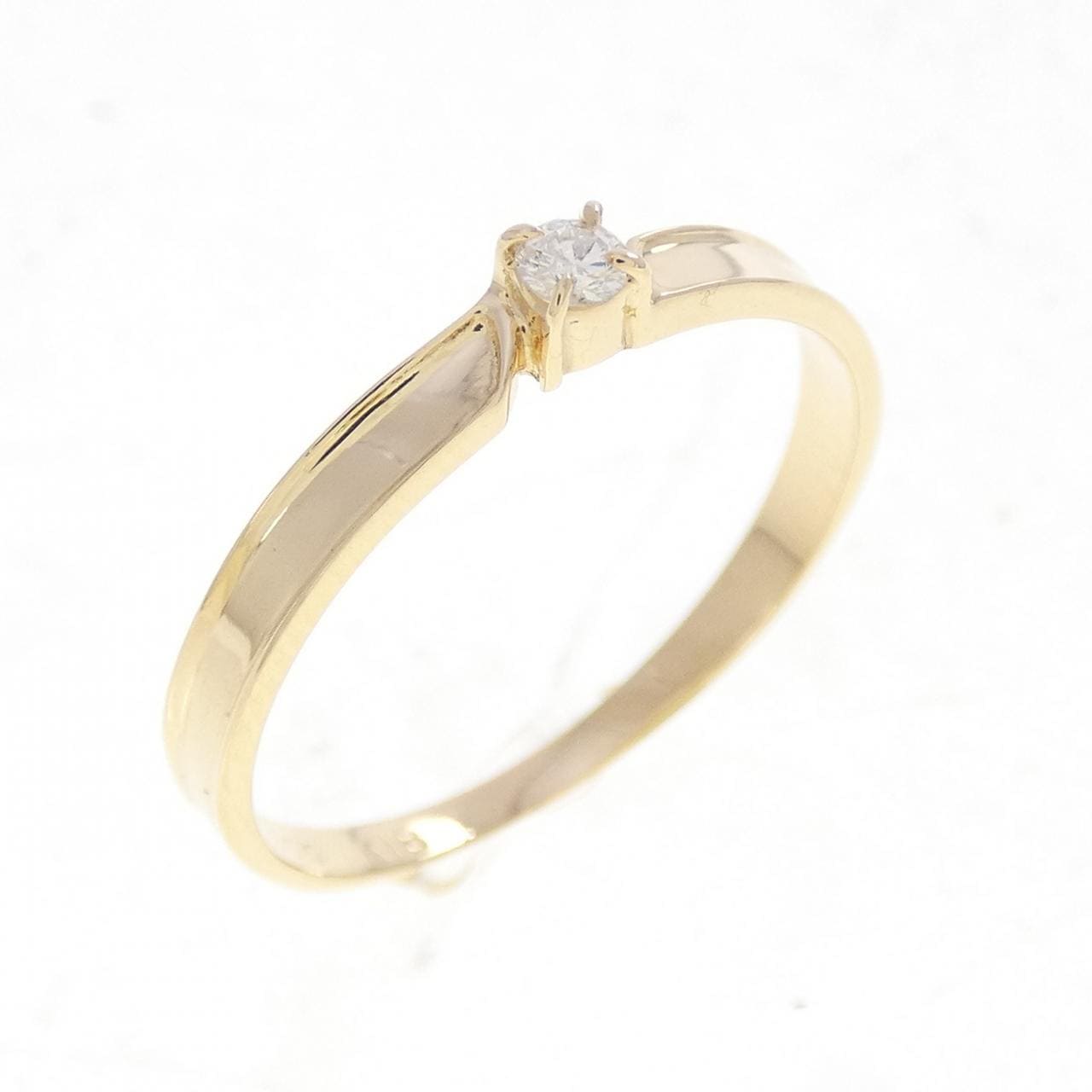 K18YG ダイヤモンド リング 0.05CT