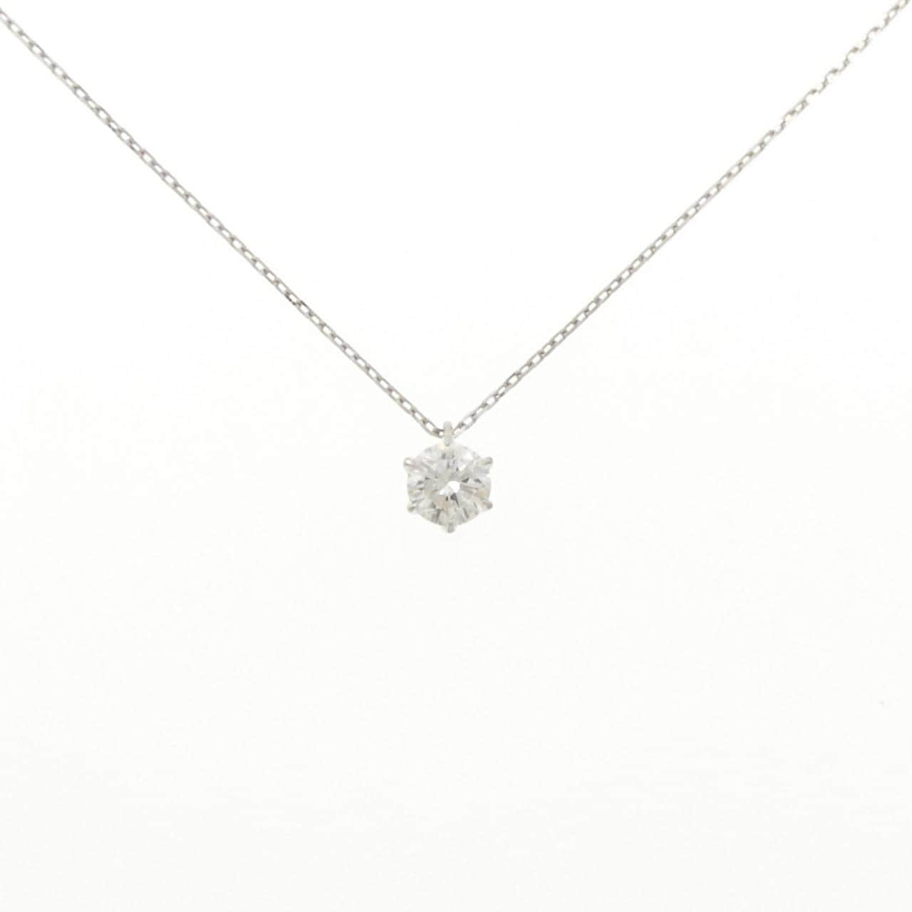 PT900/PT850 ダイヤモンド ネックレス 0.507CT G VS2 VG