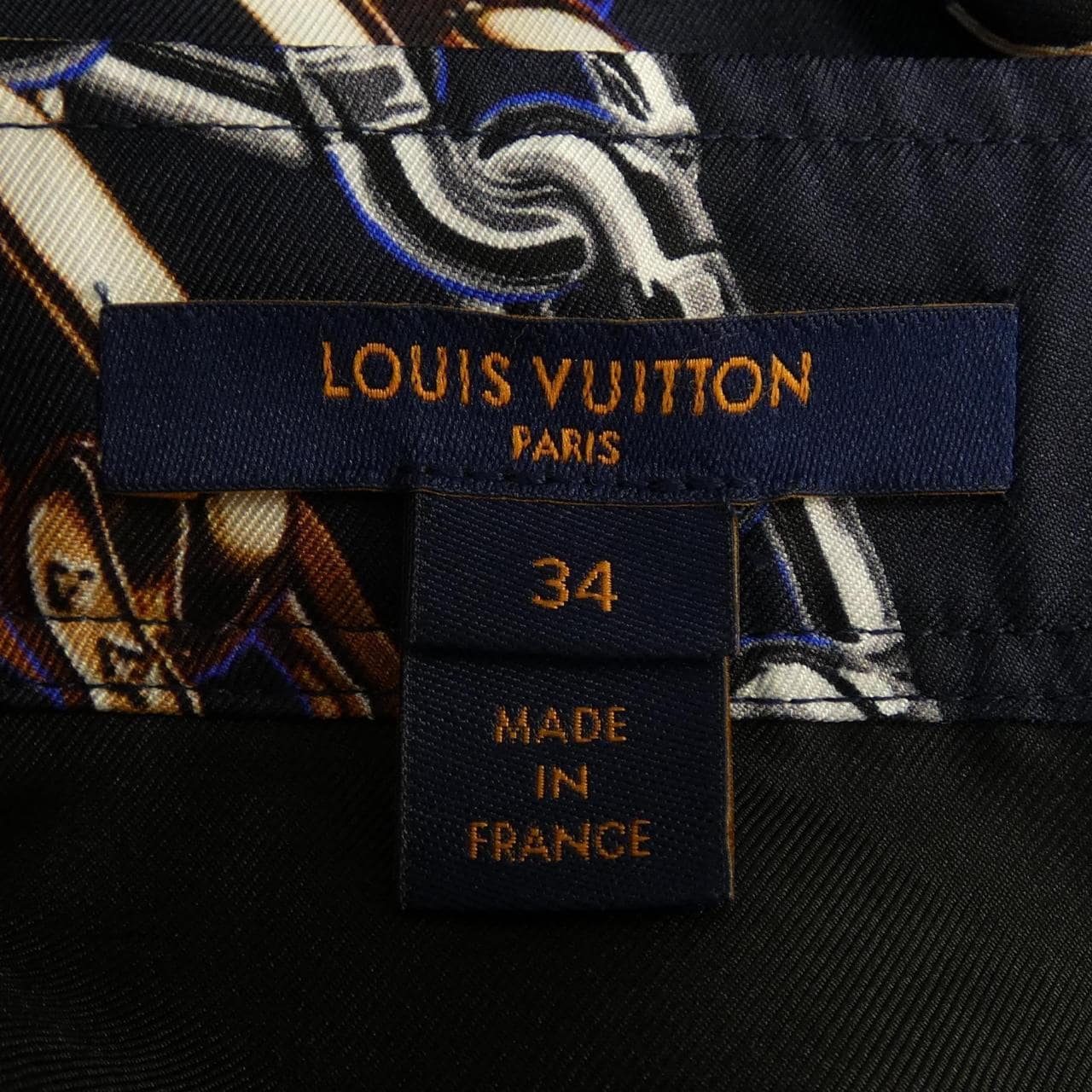 ルイヴィトン LOUIS VUITTON ミディプリーツ FLSK17FO5 スカート