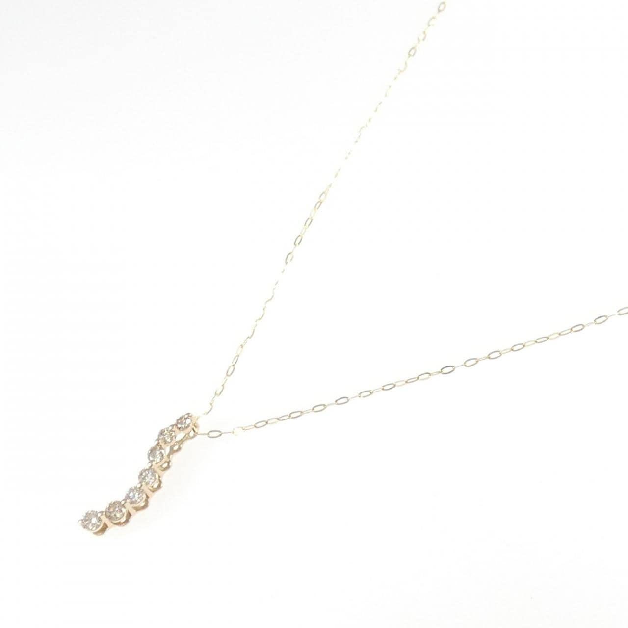 ジーエスティービー ダイヤモンド ネックレス 0.35CT