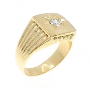 K18YG ダイヤモンド リング 0.298CT