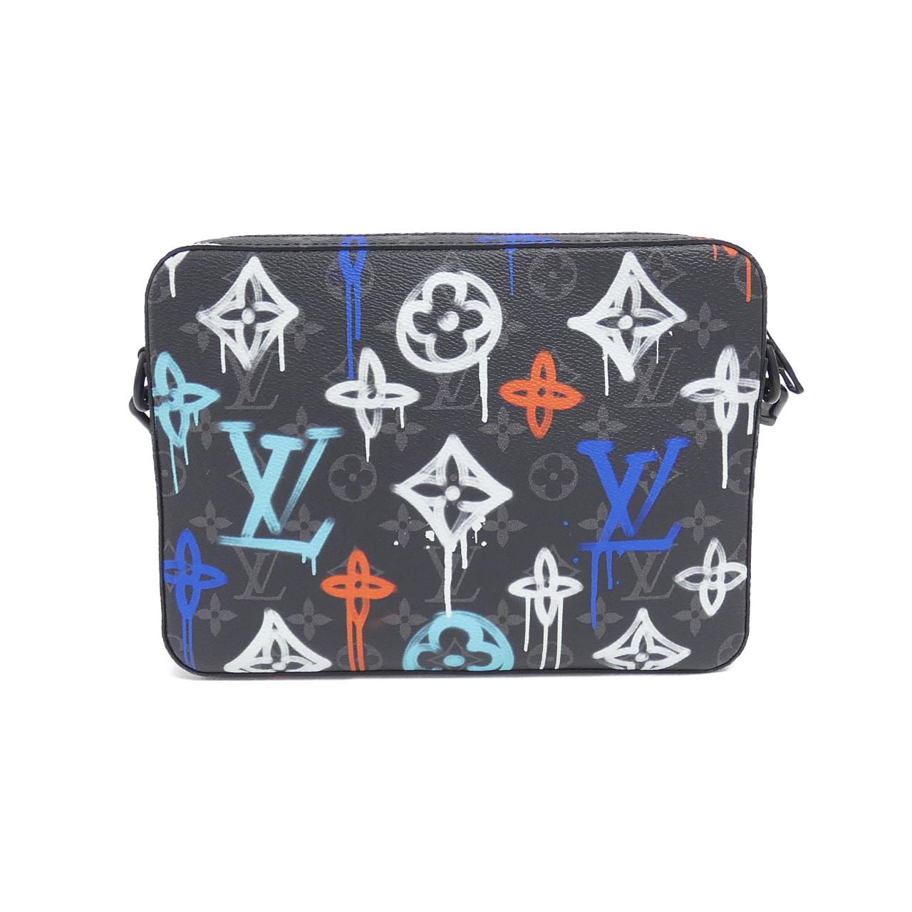 LOUIS VUITTON Monogram Eclipse (LV Graffiti) Trio Messenger M21396 Shoulder Bag